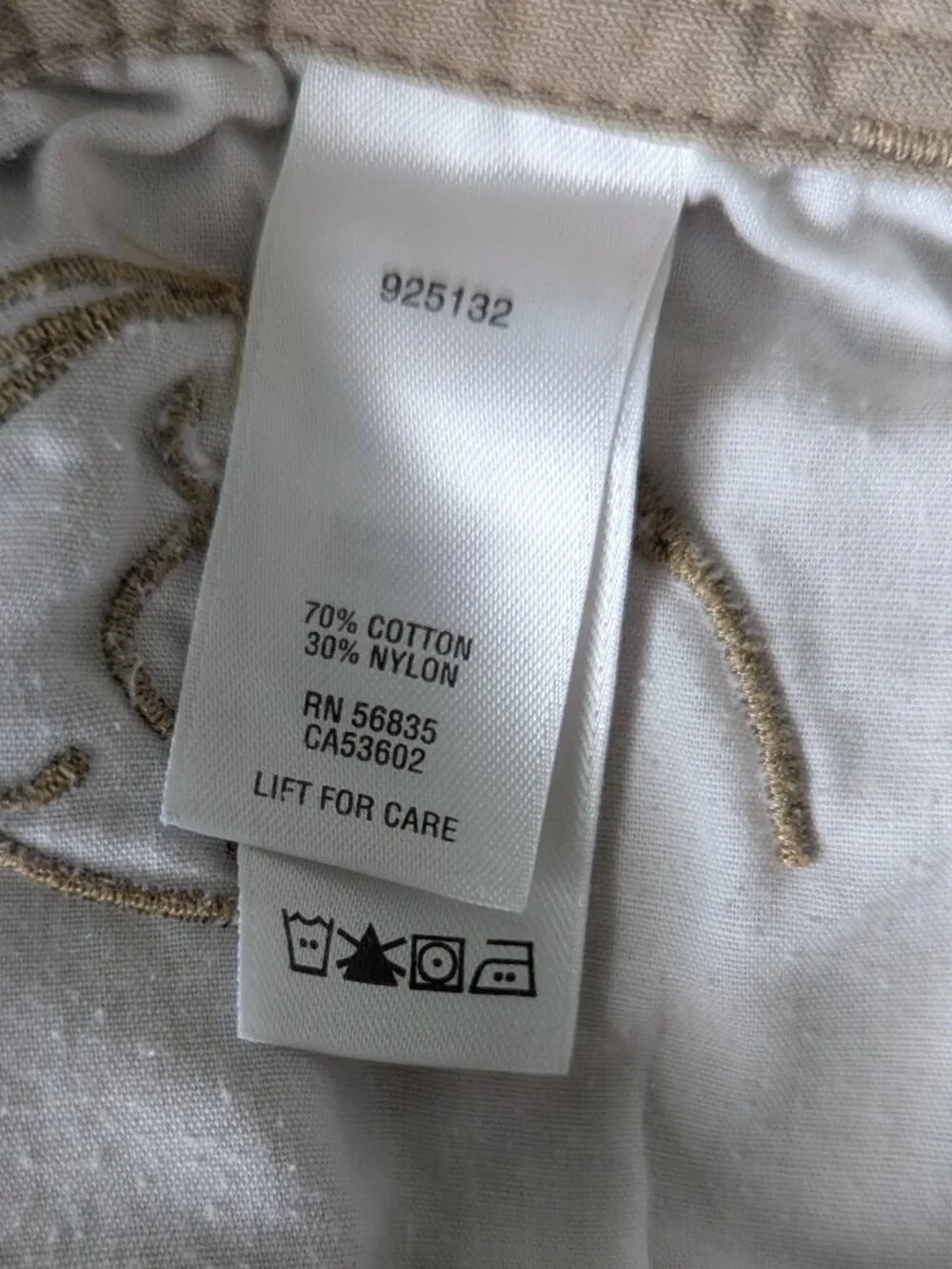Cabela's Ultimate Outdoor Pants Women's Khaki Beige Pockets Belt Straight Leg 12
